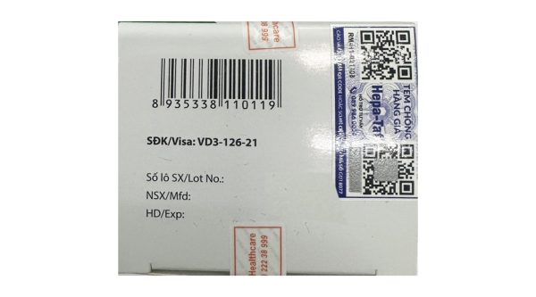 Hepa-Taf 25mg trị viêm gan siêu vi B mạn tính lọ 30 viên