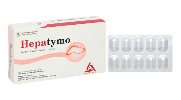 Hepatymo 300mg trị viêm gan siêu vi B ở người lớn (3 vỉ x 10 viên)