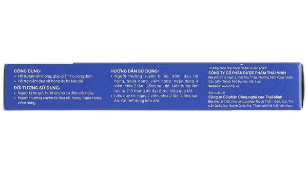 Heviho hỗ trợ giảm ho, đau rát họng hộp 20 viên