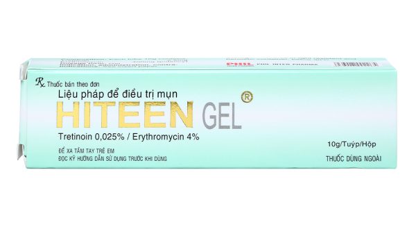 Hiteen Gel trị mụn trứng cá tuýp 10g