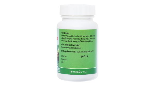 Hoàn Lục Vị Bổ Thận Âm giảm mỏi gối, mồ hôi trộm chai 240 viên