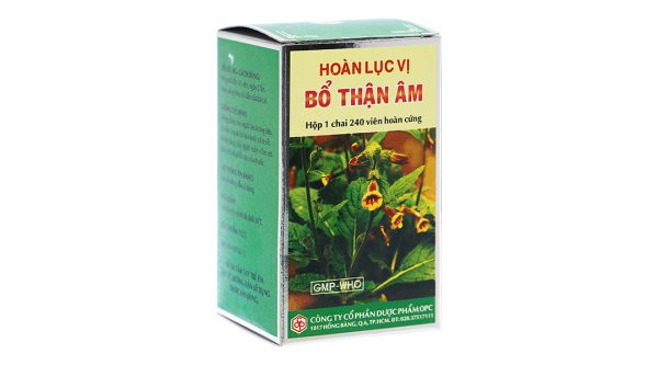 Hoàn Lục Vị Bổ Thận Âm giảm mỏi gối, mồ hôi trộm chai 240 viên