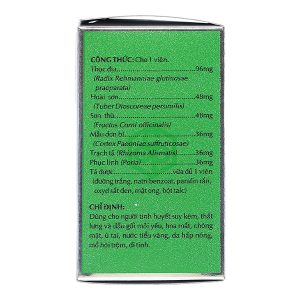 Hoàn Lục Vị Bổ Thận Âm giảm mỏi gối, mồ hôi trộm chai 240 viên