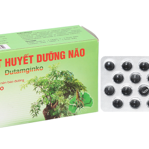 Viên bao đường hoạt huyết dưỡng não Dutamginko (5 vỉ x 20 viên)