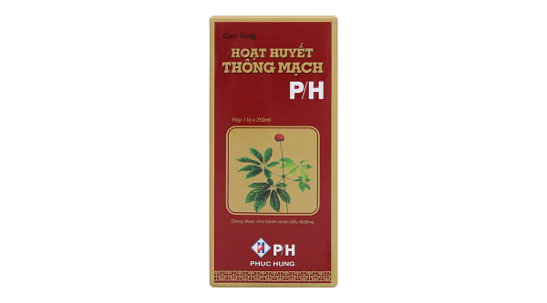 Cao lỏng Hoạt Huyết Thông Mạch P/H tăng tuần hoàn máu não, cải thiện trí nhớ chai 250ml