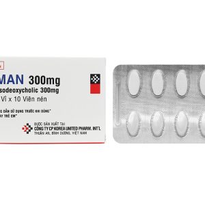 Homan 300mg trị sơ gan ứ mật nguyên phát (10 vỉ x 10 viên)