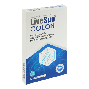 Men vi sinh LiveSpo Colon hỗ trợ giảm triệu chứng đại tràng hộp 10 ống x 5 ml