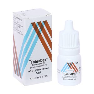Hỗn dịch nhỏ mắt TobraDex trị viêm mắt có đáp ứng với corticoid chai 5ml