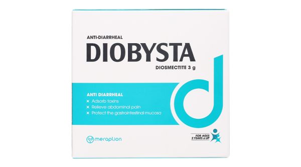 Hỗn dịch uống Diobysta trị tiêu chảy (12 gói x 10g)