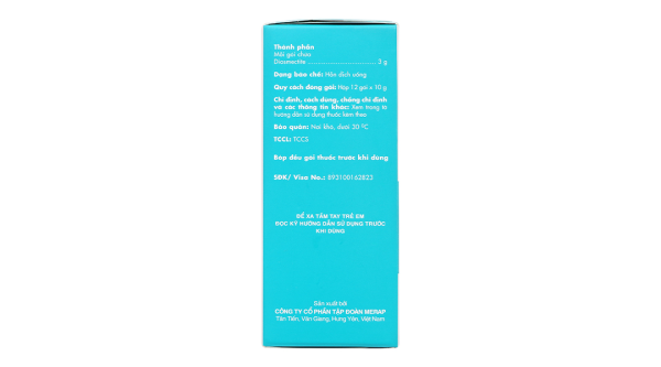 Hỗn dịch uống Diobysta trị tiêu chảy (12 gói x 10g)