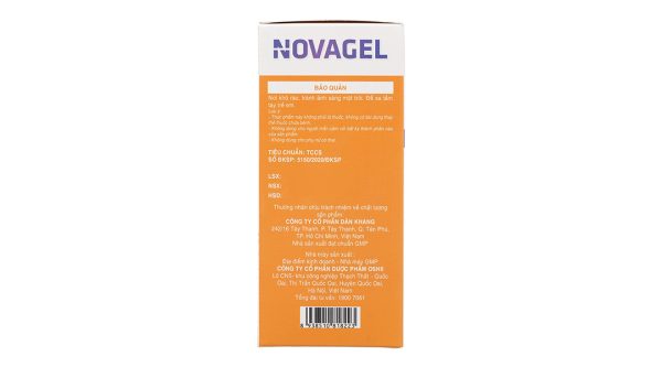 Hỗn dịch Novagel hỗ trợ bảo vệ niêm mạc dạ dày hộp 20 gói x 10ml