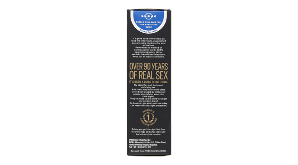 Bao cao su Durex Kingtex ôm sát, vừa vặn 49mm hộp 12 cái