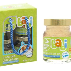 Nước yến Green Bird Babi hương vani cho trẻ em hộp 4 hũ x 72g