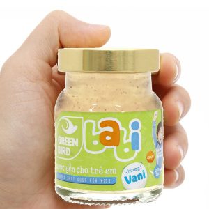 Nước yến Green Bird Babi hương vani cho trẻ em hộp 4 hũ x 72g