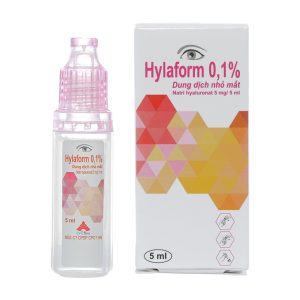 Dung dịch nhỏ mắt Hylaform 0.1% trị khô mắt ống 5ml