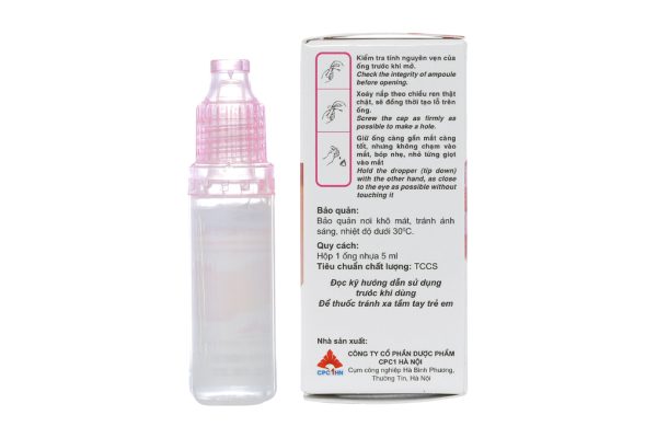 Dung dịch nhỏ mắt Hylaform 0.1% trị khô mắt ống 5ml