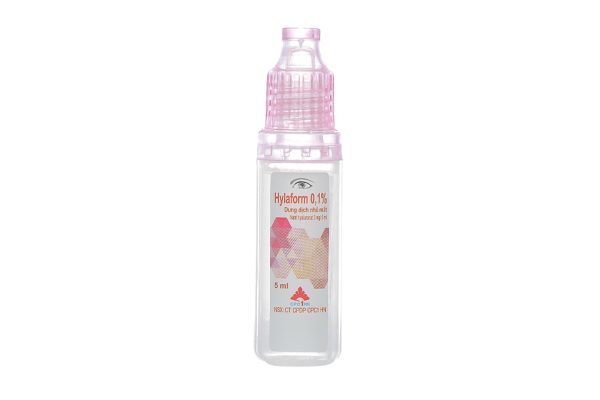 Dung dịch nhỏ mắt Hylaform 0.1% trị khô mắt ống 5ml