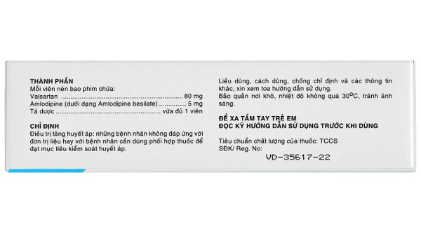 Hyvalor plus điều trị cao huyết áp (3 vỉ x 10 viên)
