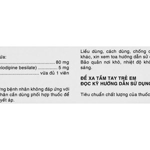 Hyvalor plus điều trị cao huyết áp (3 vỉ x 10 viên)