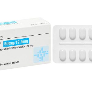 Hyzaar 50/12.5mg trị tăng huyết áp (2 vỉ x 14 viên)
