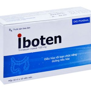 Iboten 100mg giảm đau do co thắt tiêu hóa (10 vỉ x 10 viên)