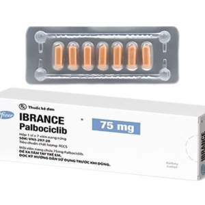 Ibrance 75mg Pfizer chỉ định điều trị một số trường hợp ung thư vú (1 vỉ x 7 viên)