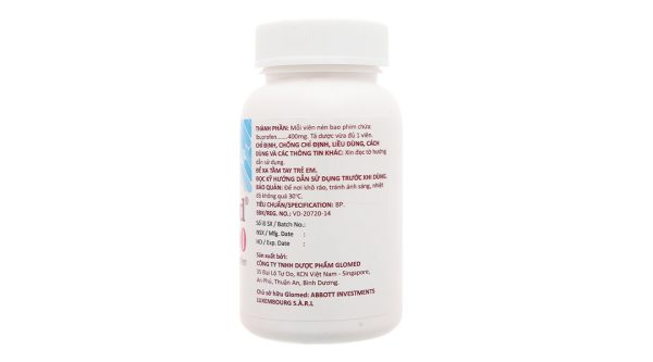 Ibumed 400 giảm đau, hạ sốt, kháng viêm chai 200 viên
