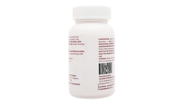 Ibumed 400 giảm đau, hạ sốt, kháng viêm chai 200 viên