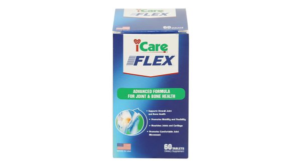 Icare Flex hỗ trợ tái tạo mô sụn khớp, giảm đau khớp chai 60 viên