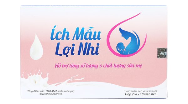 Ích Mẫu Lợi Nhi hỗ trợ tăng cường sức khỏe cho phụ nữ sau khi sinh hộp 20 viên