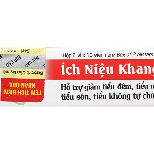 Ích Niệu Khang hỗ trợ giảm tiểu đêm hộp 20 viên
