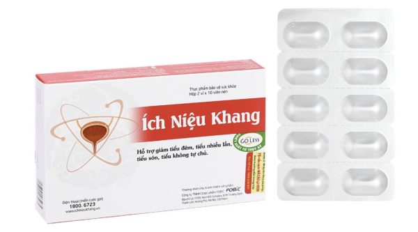 Ích Niệu Khang hỗ trợ giảm tiểu đêm hộp 20 viên