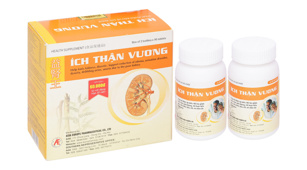 Ích Thận Vương giúp bổ thận, lợi tiểu hộp 180 viên