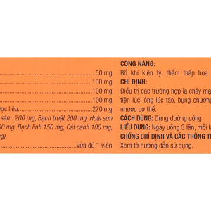 Ích Tràng Khang TW3 trị tiêu chảy (3 vỉ x 10 viên)