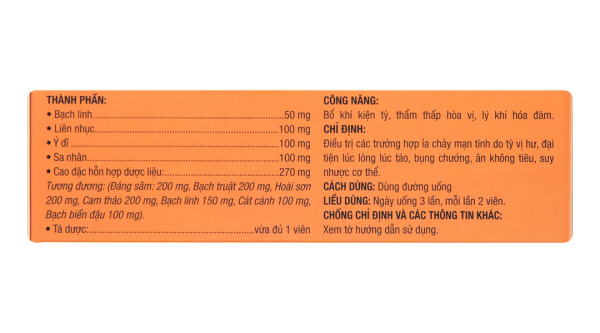 Ích Tràng Khang TW3 trị tiêu chảy (3 vỉ x 10 viên)
