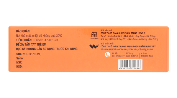 Ích Tràng Khang TW3 trị tiêu chảy (3 vỉ x 10 viên)