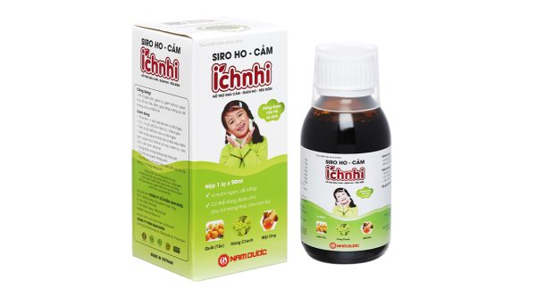 Siro Ho - Cảm Ích Nhi hỗ trợ giảm ho, tăng đề kháng chai 90ml