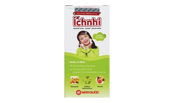 Siro Ho - Cảm Ích Nhi hỗ trợ giảm ho, tăng đề kháng chai 90ml