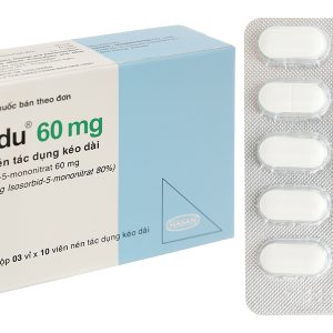 Imidu 60mg trị đau thắt ngực (3 vỉ x 10 viên)