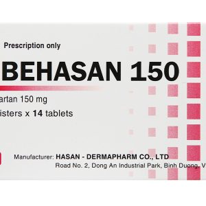 Irbehasan 150 trị tăng huyết áp (2 vỉ x 14 viên)
