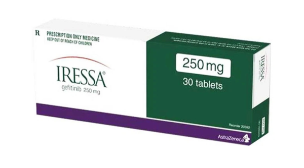 Iressa 250mg điều trị ung thư phổi loại không phải tế bào nhỏ (3 vỉ x 10 viên)