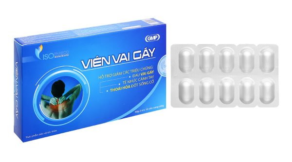 Viên vai gáy hỗ trợ giảm triệu chứng đau vai gáy hộp 20 viên