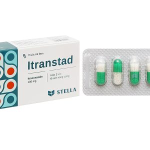 Itranstad 100mg trị nhiễm nấm Candida (1 vỉ x 6 viên)