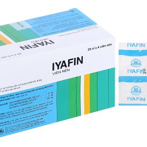 Iyafin giảm ho, tan đàm trong bệnh lý hô hấp (25 vỉ x 4 viên)
