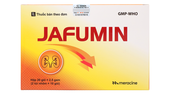 Thuốc cốm Jafumin cung cấp các axit amin trong suy thận mạn tính (20 gói x 2.5g)