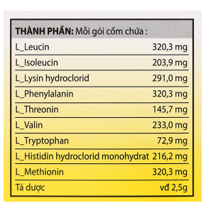 Thuốc cốm Jafumin cung cấp các axit amin trong suy thận mạn tính (20 gói x 2.5g)
