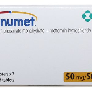 Janumet 50mg/500mg trị đái tháo đường tuýp 2 (4 vỉ x 7 viên)