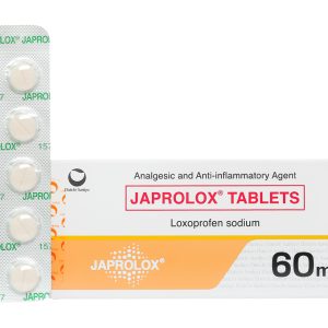 Japrolox 60mg giảm đau, kháng viêm xương khớp, hạ sốt (2 vỉ x 10 viên)