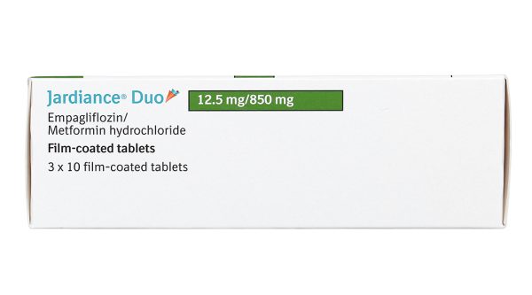 Jardiance Duo 12.5mg/850mg trị đái tháo đường (3 vỉ x 10 viên)