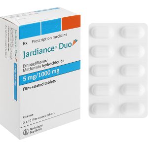 Jardiance Duo 5mg/1000mg trị đái tháo đường (3 vỉ x 10 viên)